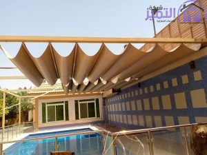 مظلات مسابح متحركة